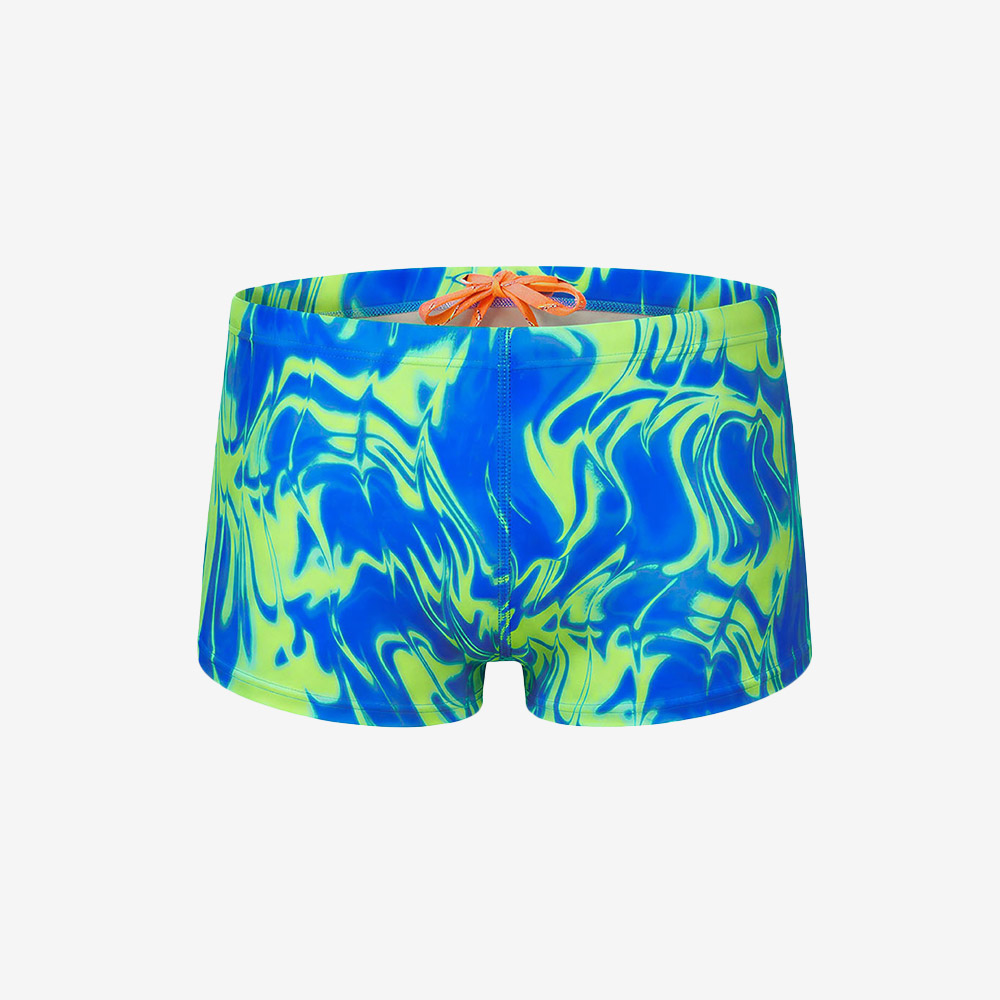SENTI Mirage Glossy Square Leg Swimsuit Blue [MSB-26603 Men's] 디테일