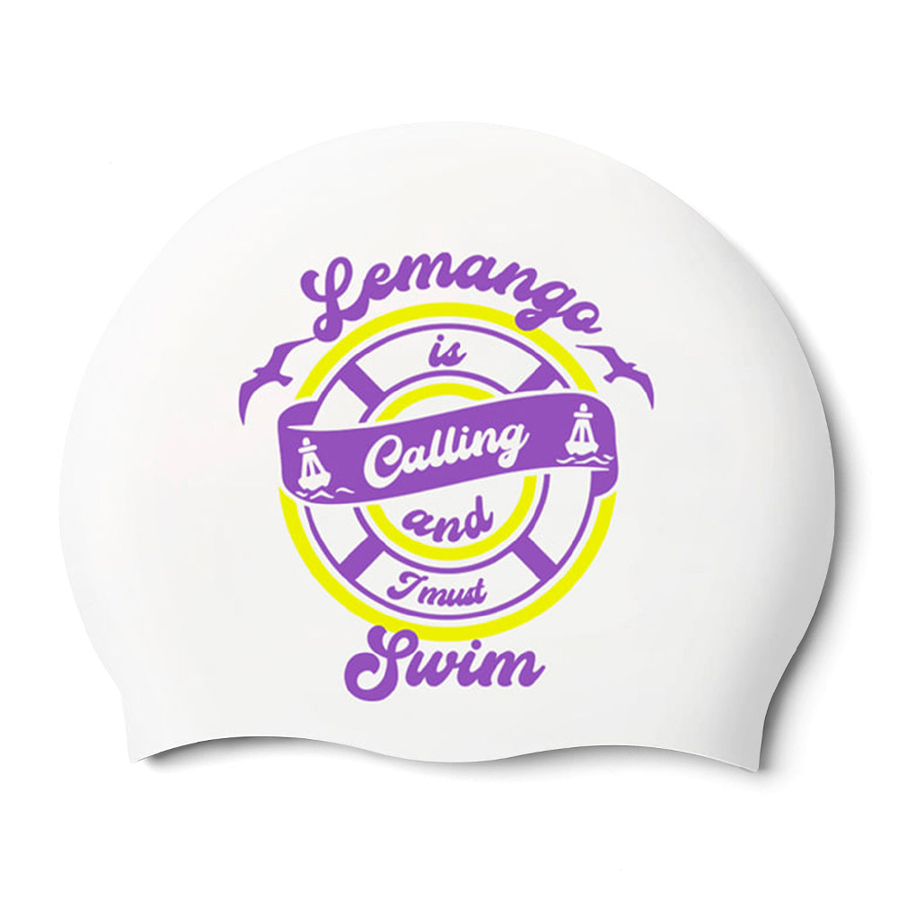 LEMANGO le club LEMANGO Silicone Swim Cap white [LGNSC61006713]