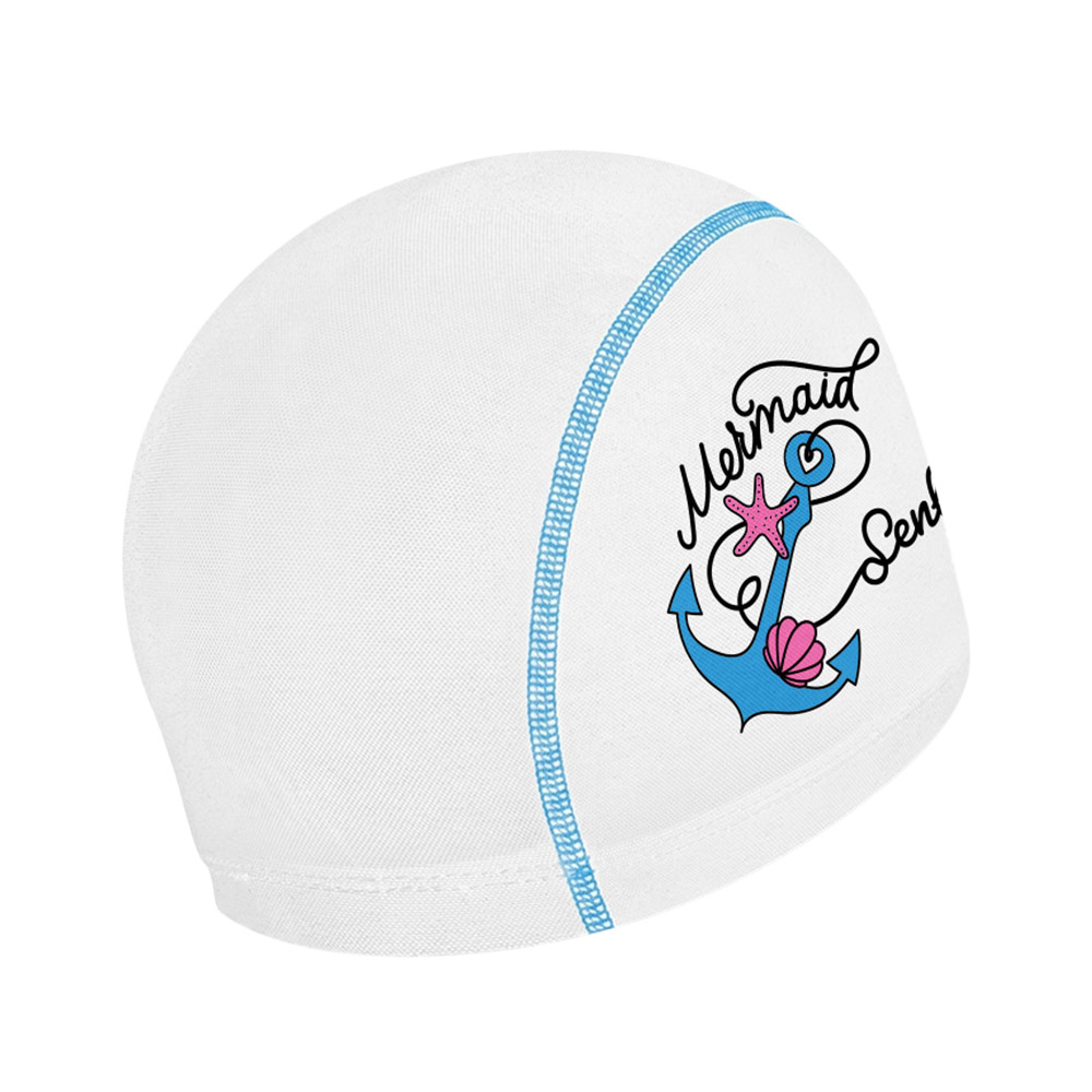Mermaid Soul Mesh Swim Cap white