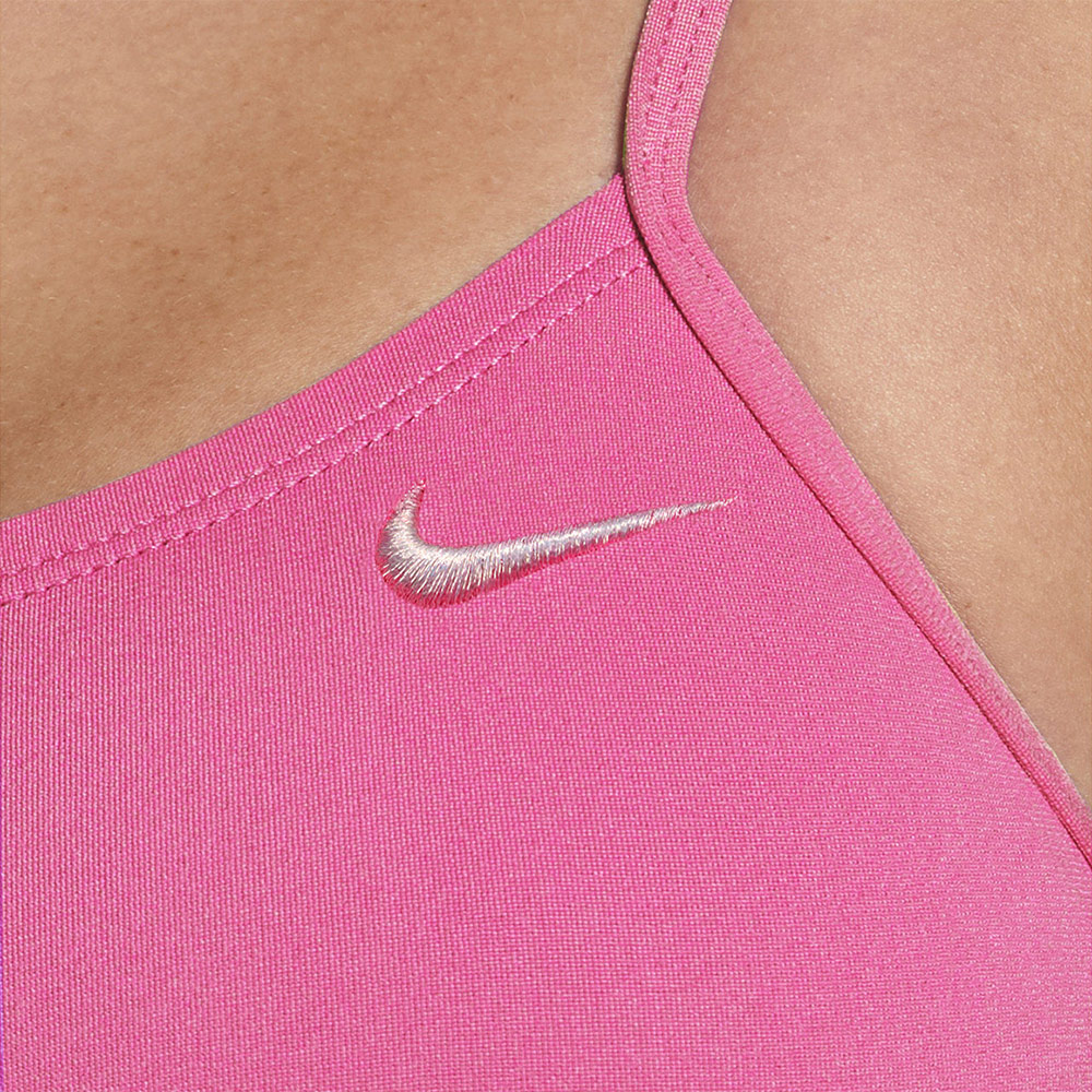 metallic Swoosh Solid Cut Out Training pink Glow