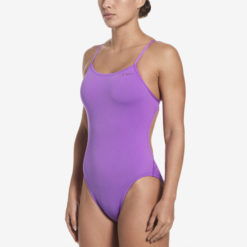 metallic Swoosh Solid Cut Out Training Bright Violet