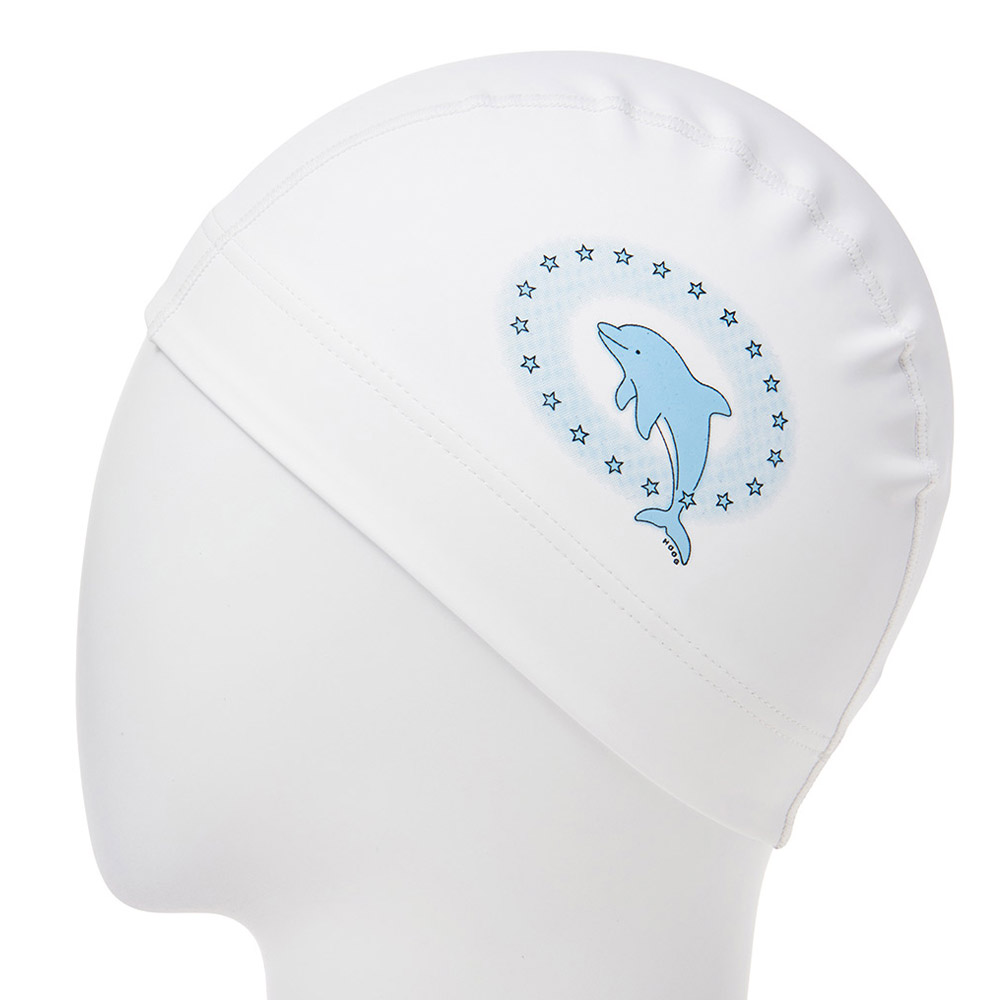 HOOG DOLFIN シリコーンコーティング スイムキャップ ホワイト [SCC916] 디테일