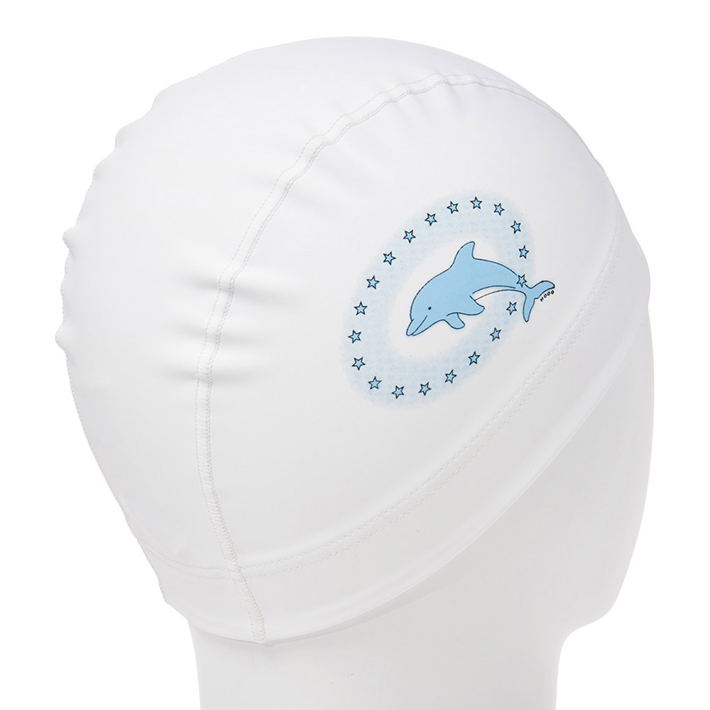 HOOG DOLFIN シリコーンコーティング スイムキャップ ホワイト [SCC916] 디테일