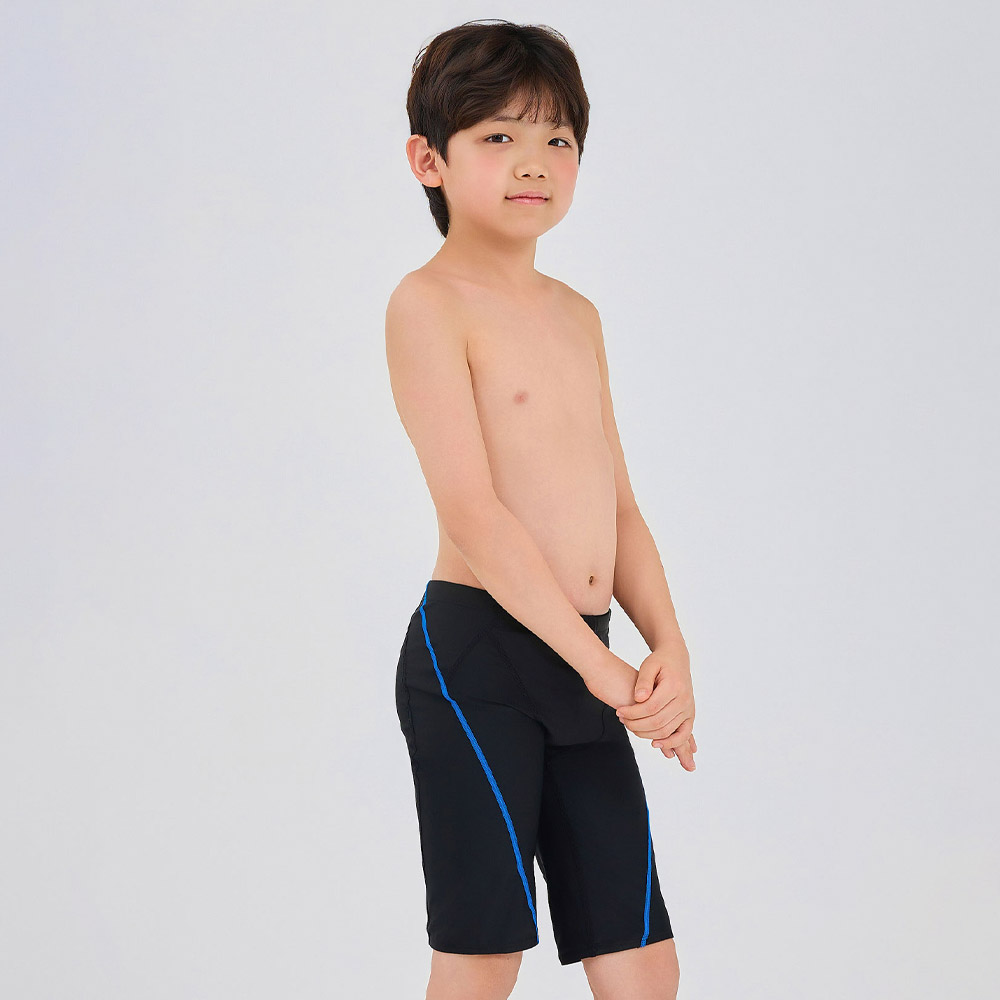 RALLY Kids line Jammer Swimsuit black [RSBH465 Boys]