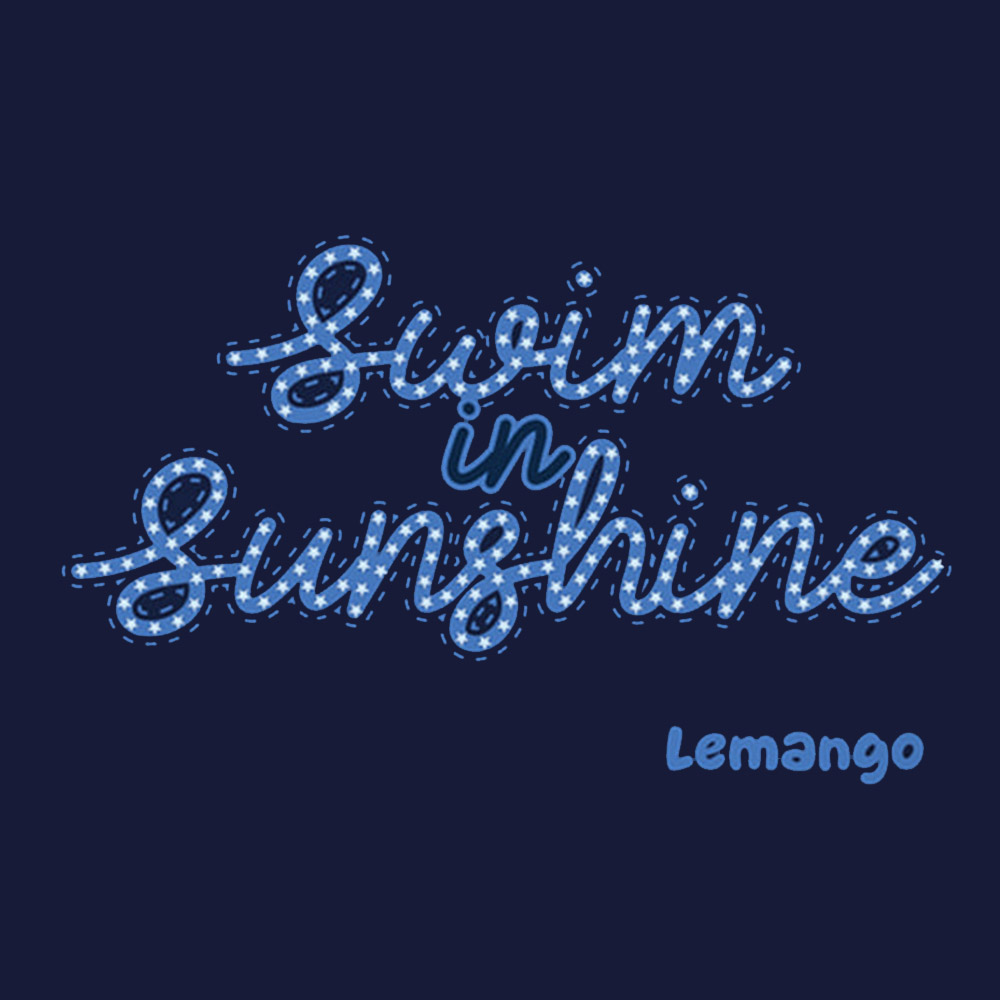 LEMANGO cotton canvas Silicone Swim Cap Navy [LGNSC60006304] 디테일