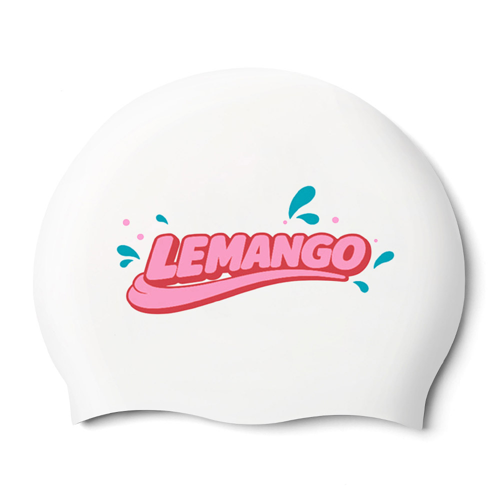 LEMANGO 水 シリコン スイムキャップ ホワイト [LGNSC60006312] 상품컷