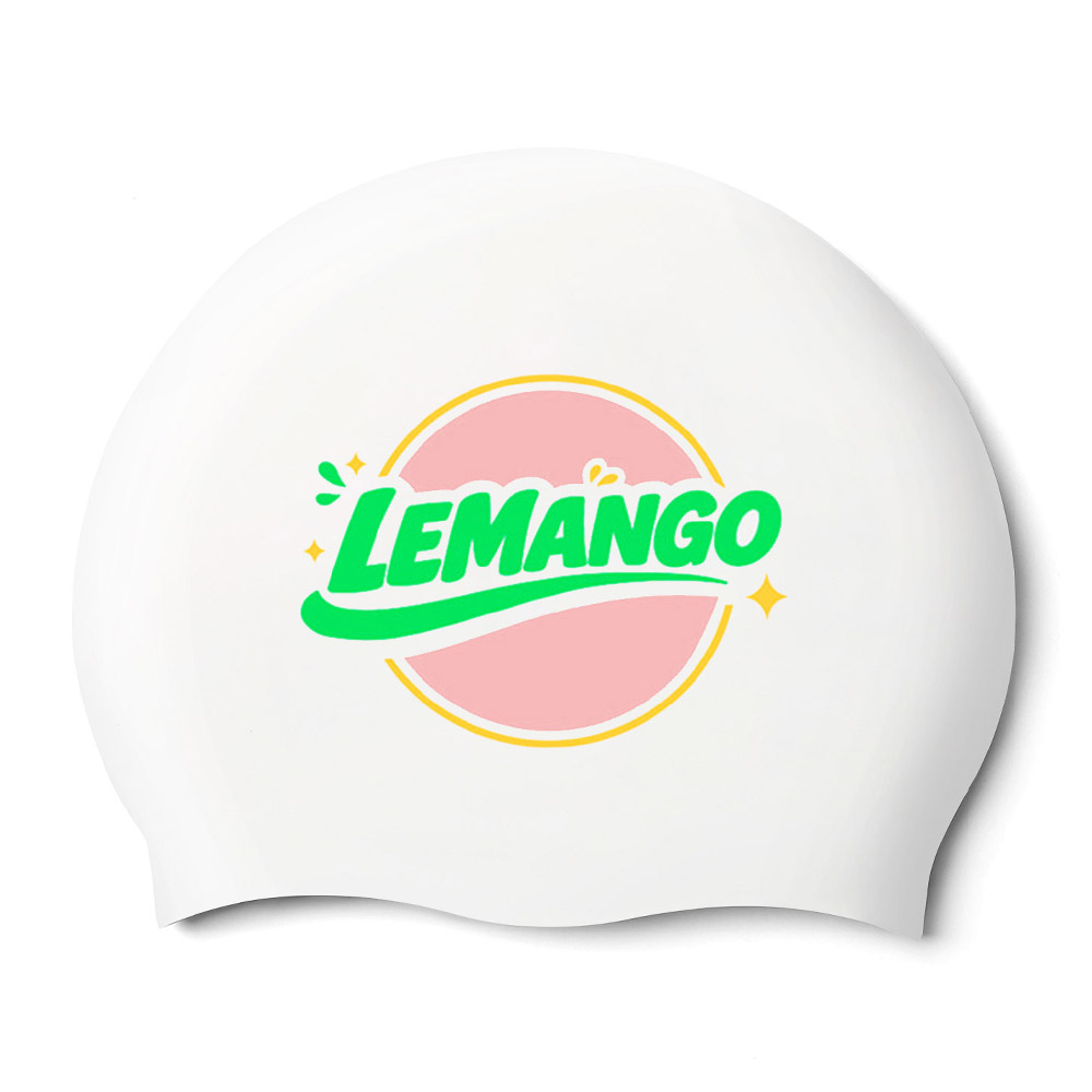 LEMANGO ポップ シリコン スイムキャップ ホワイト [LGNSC60006311] 상품컷