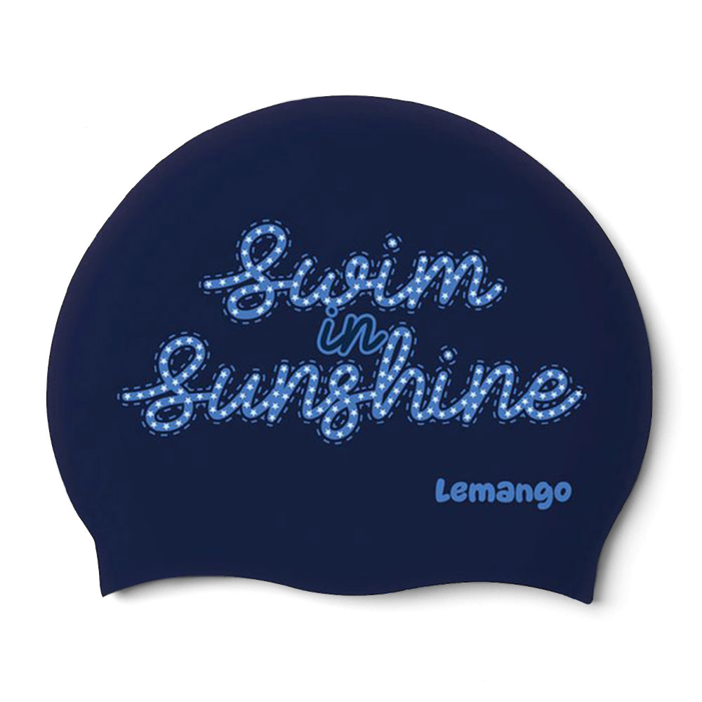 LEMANGO cotton canvas Silicone Swim Cap Navy [LGNSC60006304] 상품컷