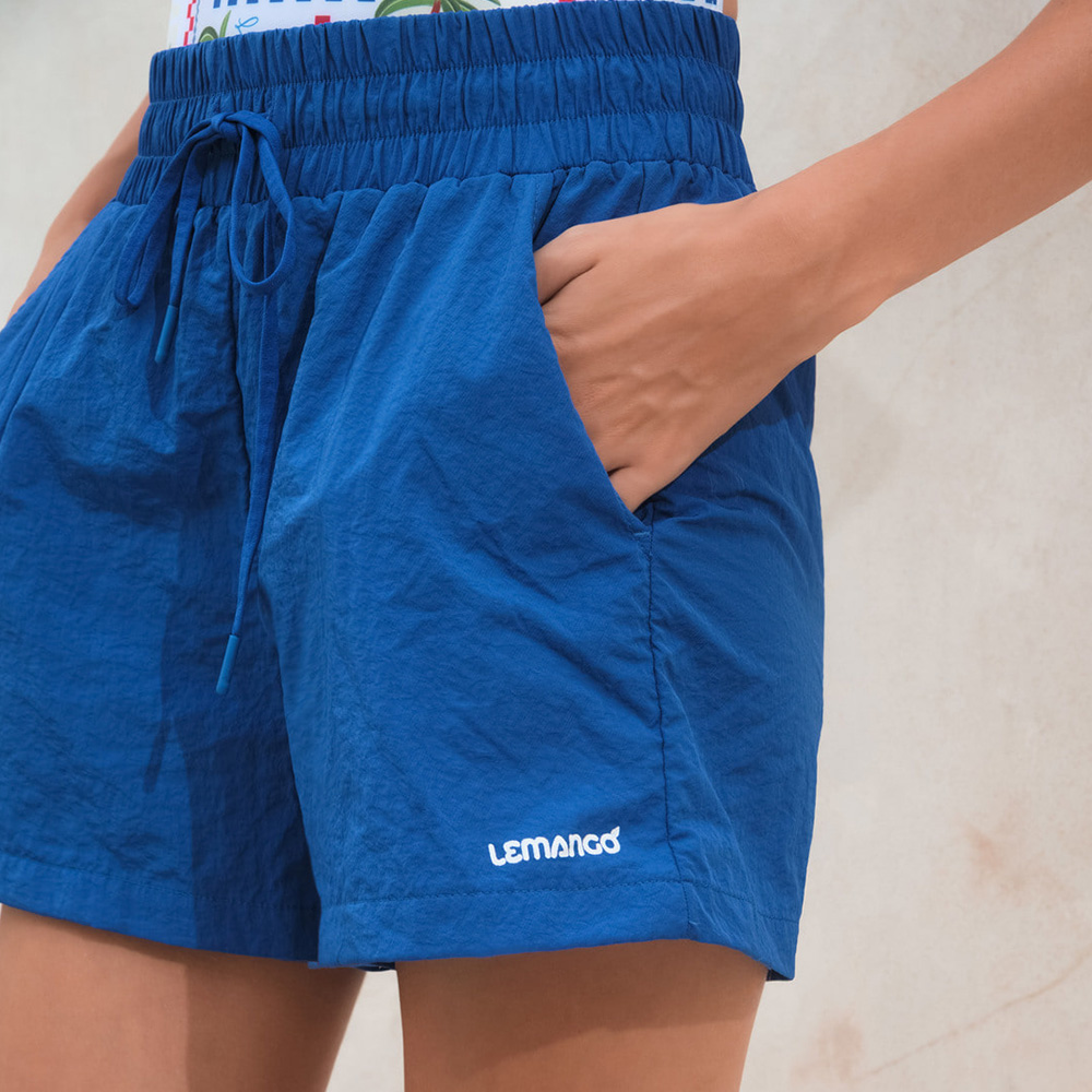 LEMANGO Aqua Swim Shorts Blue [LSWRGSPT16322 Women's Beachwear] 디테일