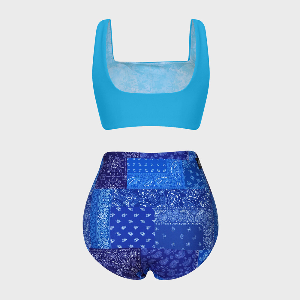 LEMANGO Paisley ethnic bikini Blue [LSWBK19136314 Women's beach swimwear] 디테일