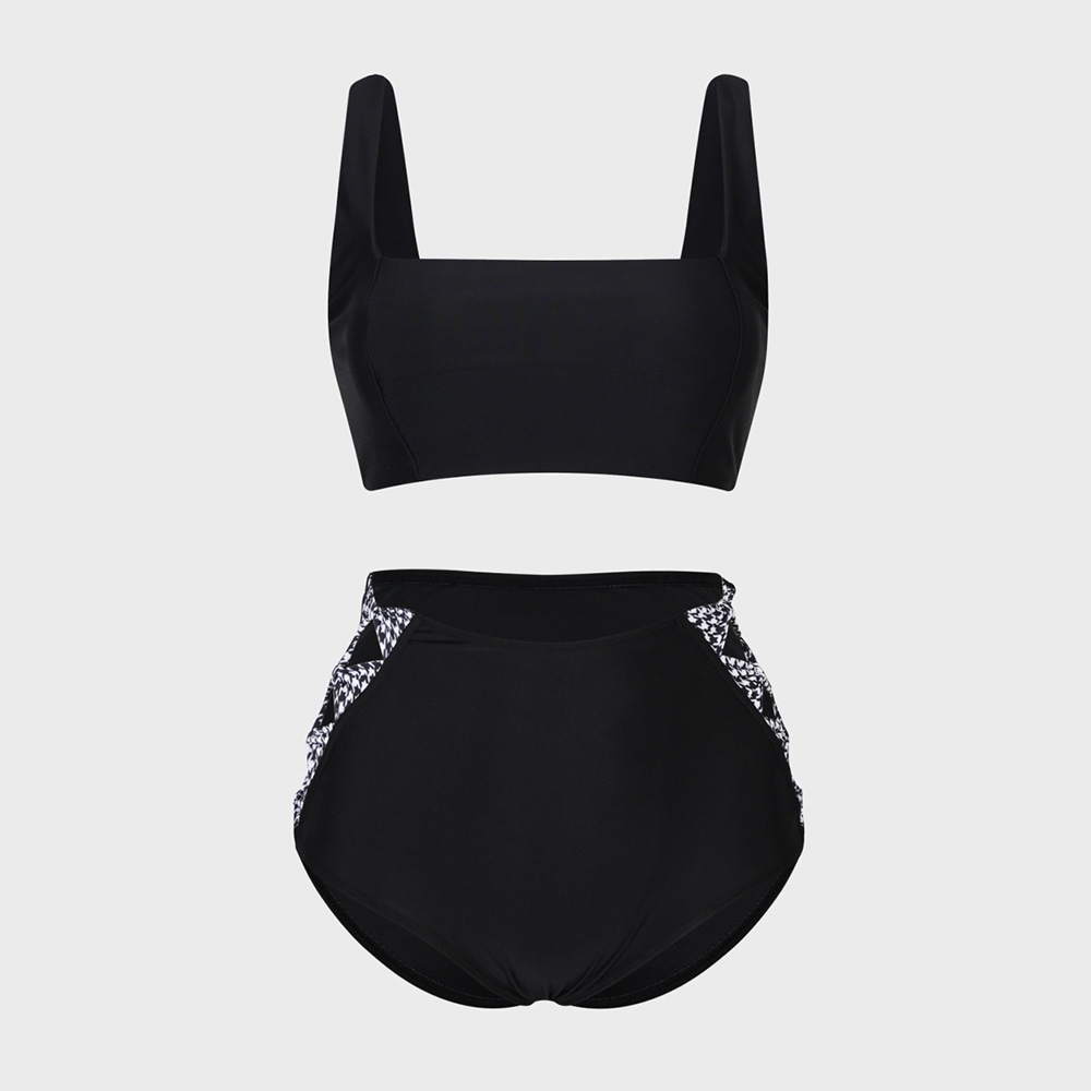 LEMANGO Midnight hound ribbon bikini black [LSWBK63136313 Women's beach swimwear] 디테일