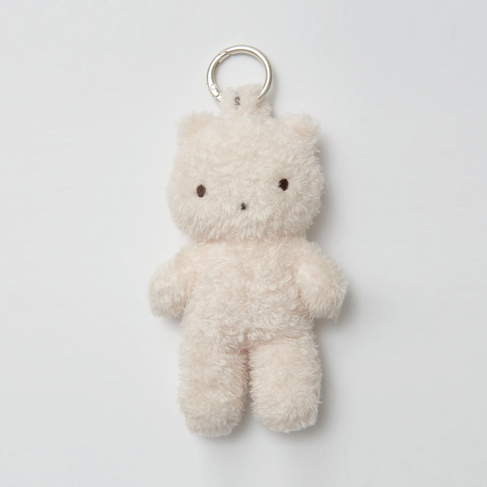 HOOMONG キーリング 雪 ベージュ