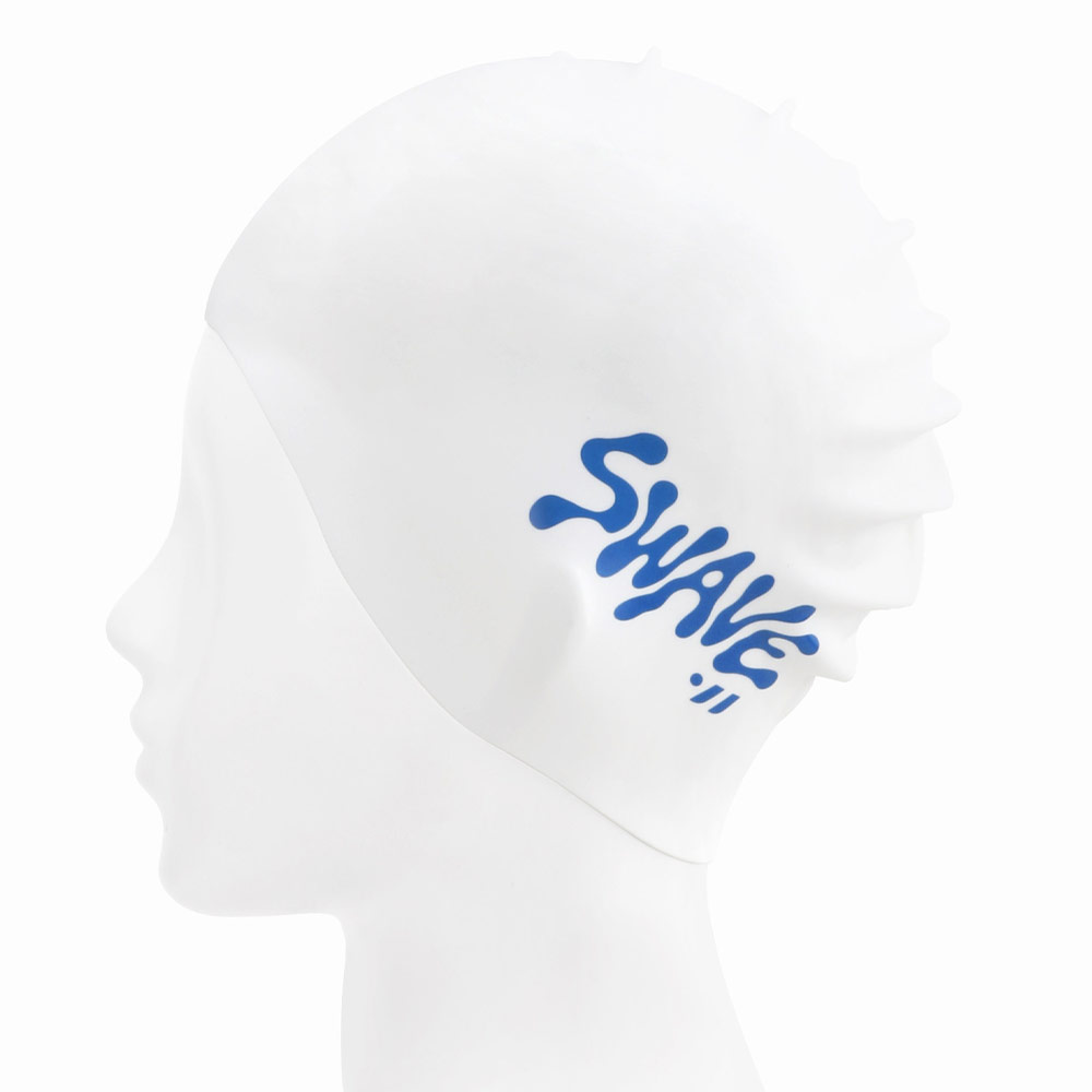 SWAVE InkSWAVE Silicone Swim Cap Navy [SG3USC002] 디테일