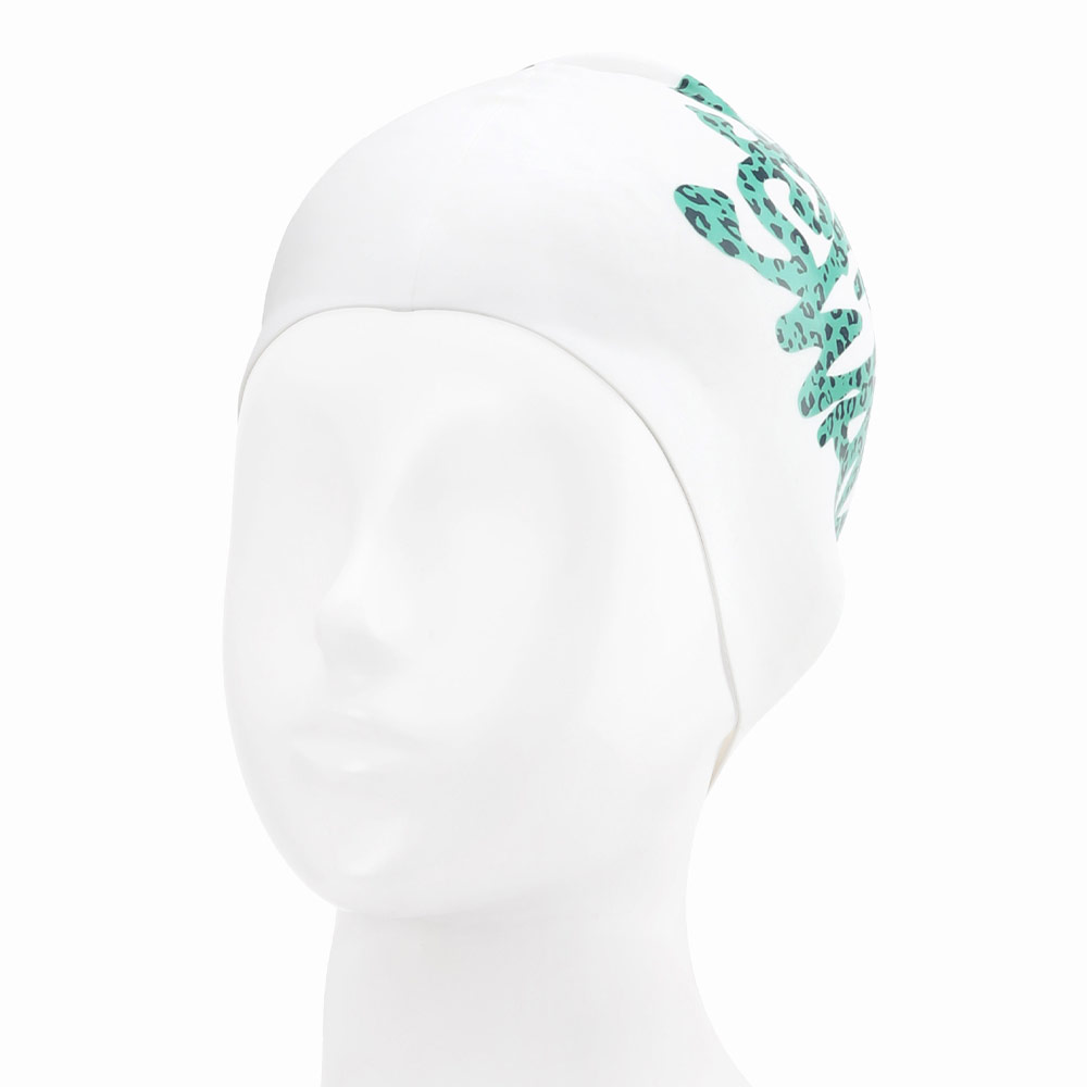 SWAVE Sage SWAVE Silicone Swim Cap green [SG3USC003] 디테일