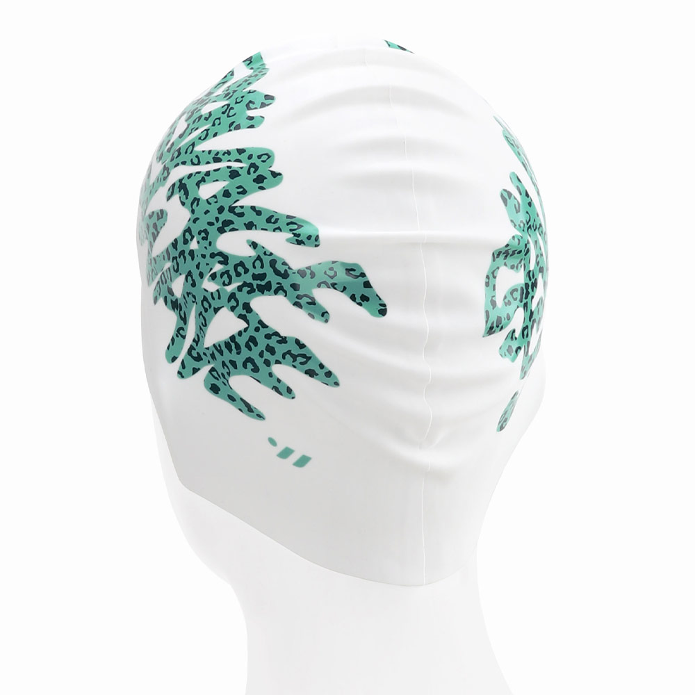 SWAVE Sage SWAVE Silicone Swim Cap green [SG3USC003] 디테일