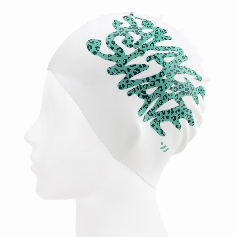SWAVE Sage SWAVE Silicone Swim Cap green [SG3USC003] 디테일