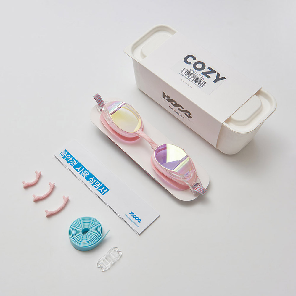 HOOG COZY Goggles Clear pink [COZY(CLPK)] 디테일