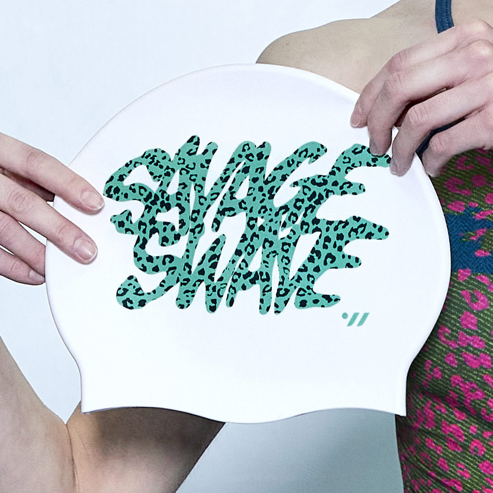 SWAVE Sage SWAVE Silicone Swim Cap green [SG3USC003]