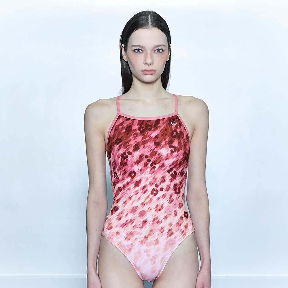 SWAVE Pink Musk Ballet Back Swimsuit Compression pink [SG3LST010 Women's] 디테일