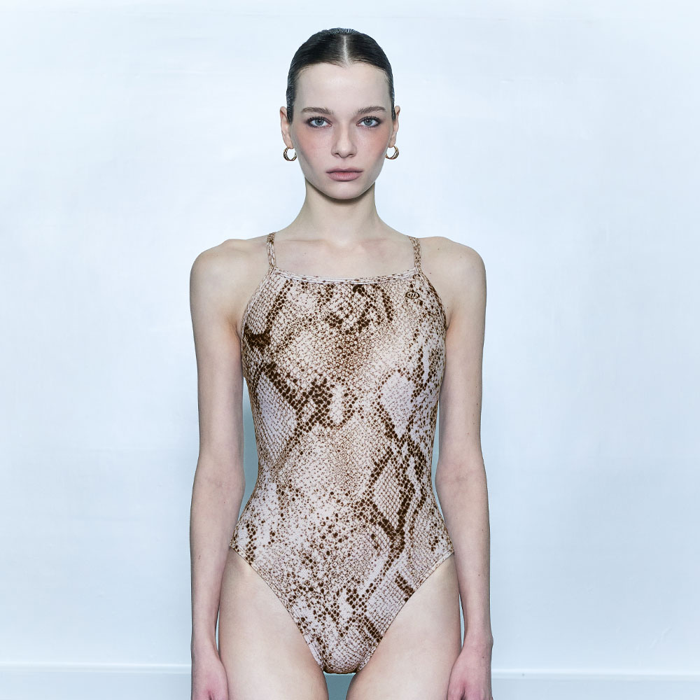 SWAVE Tonka moss I-Back Swimsuit Compression ivory [SG3LST001 Women's] 디테일