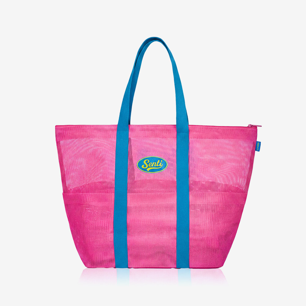 SENTI Multi Mesh tote bag pink [SB-704(PK) Swim bag]