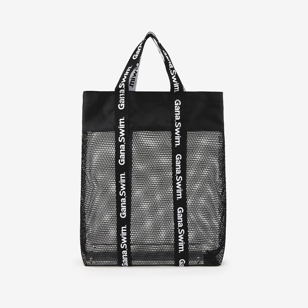 GANASWIM JQD ベーシック ベルクロ メッシュキャップバッグ ブラック [GGZUBG001(BLK) メッシュスイムバッグ] 디테일