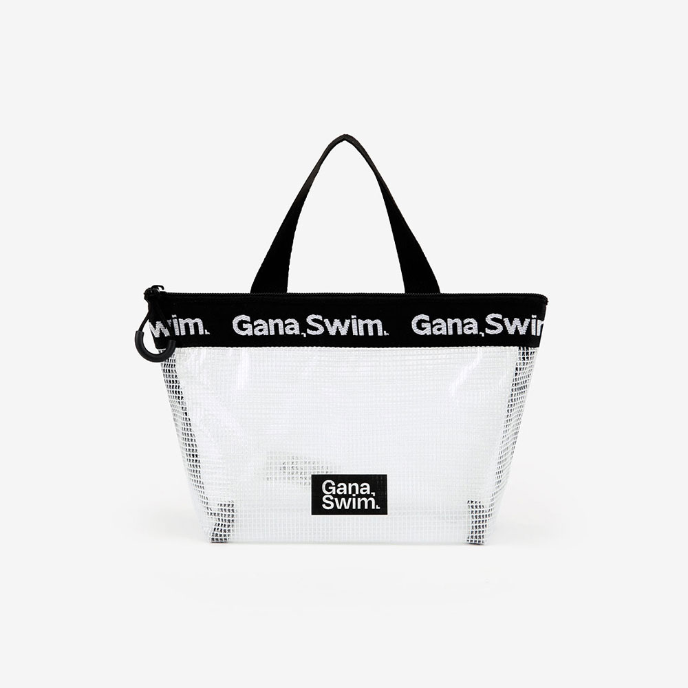 GANASWIM JQD grid transparency pouch white [GGZUBG002] 디테일