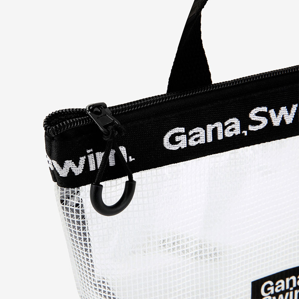 GANASWIM JQD grid transparency pouch white [GGZUBG002] 디테일
