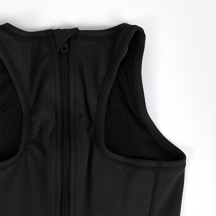 NIKE SWIM Women's Answer Solid Water Polo Swimsuit Black [NESSA060-001 (Black)] 디테일