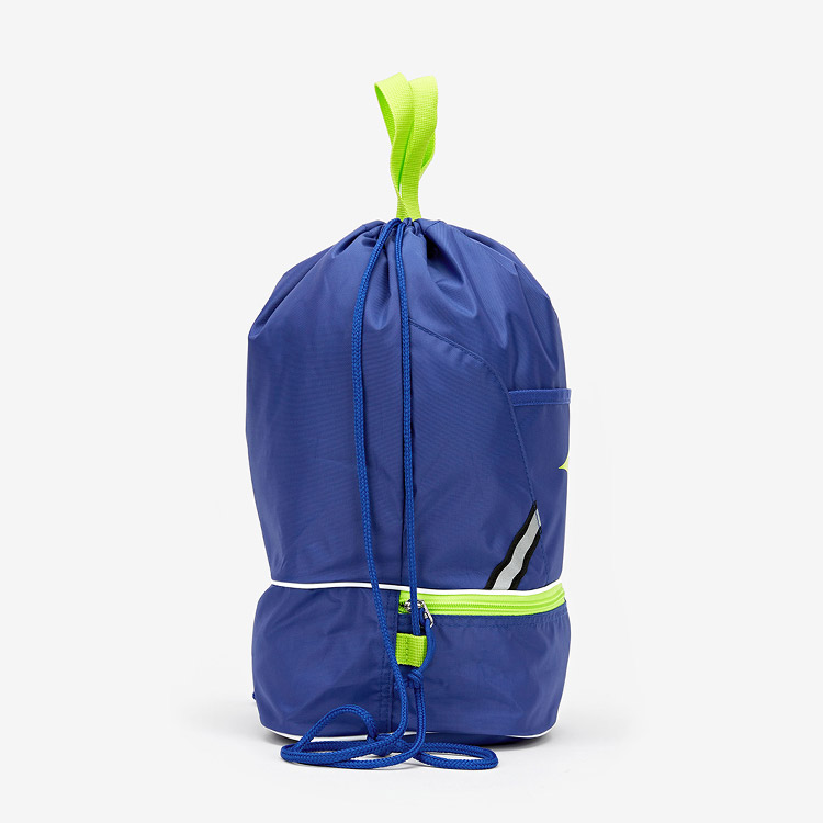 MIZUNO Logo Swim Pool Bag Blue Lime [N3JDB00122 Swim Bag] 디테일