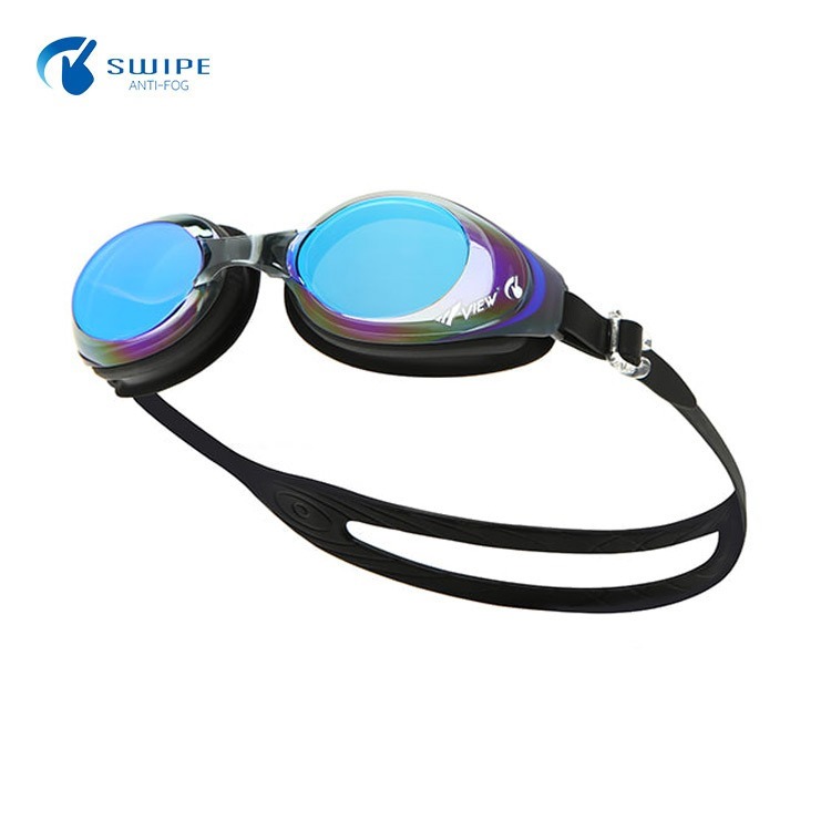 VIEW Easyfit Swipe Antifog Mirrored Goggles Black Blue [V630ASAM (BKBL)]