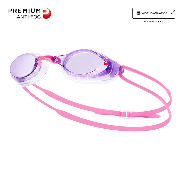SWANS SRX Premium Antifog Goggles Light Purple [SRX-N PAF (LPRCL) World Aquatics Approved] 상품컷