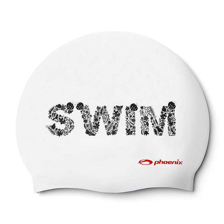 PHOENIX Swim Silicone Swim Cap White [PCS-03 Swim (WHT)] 상품컷