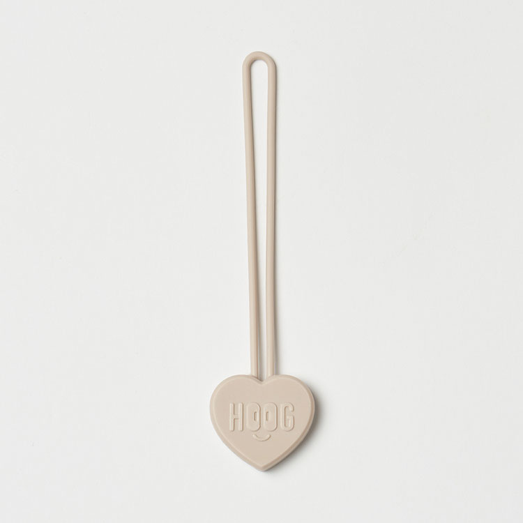HOOG Heart Charm Keyring Sand [HKR011] 상품컷