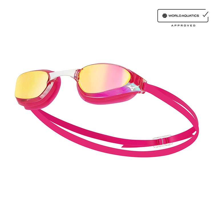 MIZUNO GX Sonic Eye G Mirrored Goggless Pink Ruby [N3JEA32164 World Aquatics Approved] 상품컷