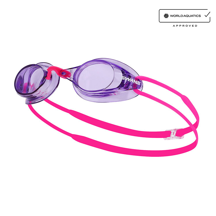 SWANS SR-7N Non-Cushioned Goggles Purple [SR-7N (PUR) World Aquatics Approved]