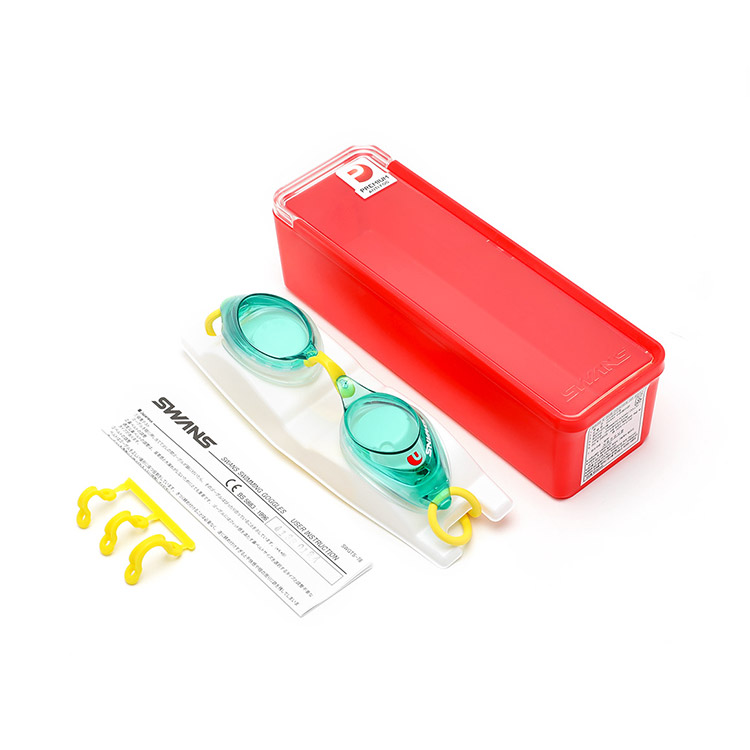 SWANS SRX Premium Antifog Goggles Green [SRX-N PAF (G) World Aquatics Approved] 디테일