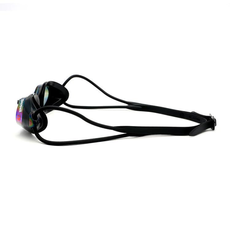 SWANS SRX Premium Antifog Mirrored Goggles Smoke Blue [SRX-M PAF (SMBL) World Aquatics Approved] 디테일