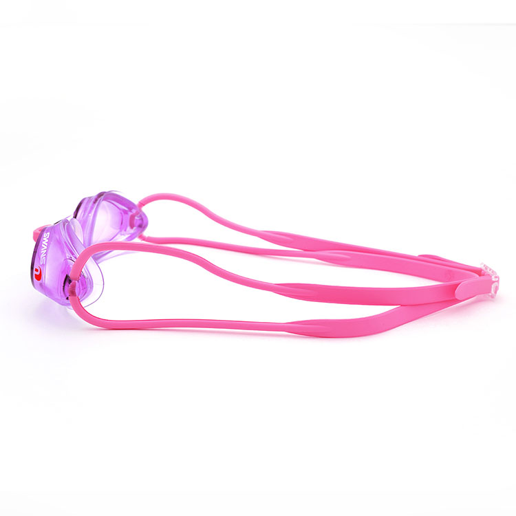 SWANS SRX Premium Antifog Goggles Light Purple [SRX-N PAF (LPRCL) World Aquatics Approved] 디테일