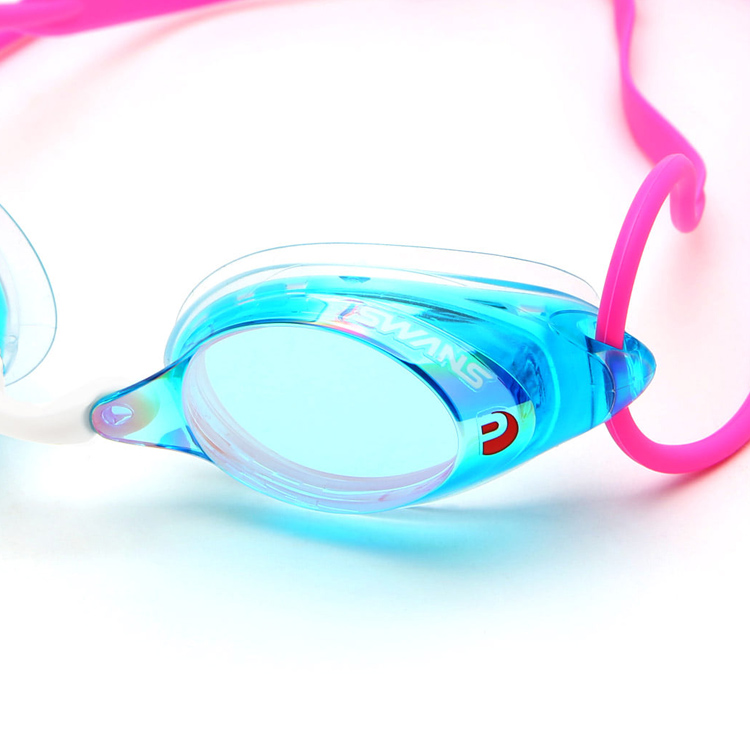 SWANS SRX プレミアム ミラー 水泳ゴーグル スカイルビー [SRX-M PAF (SBRUI) WA承認 Antifog くもり止め] 디테일