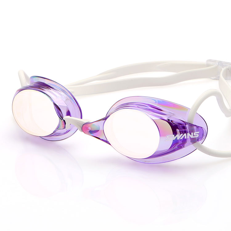 SWANS SR-7M Mirrored Non-Cushioned Goggles Purple Ruby [SR-7M (PURRU) World Aquatics Approved] 디테일