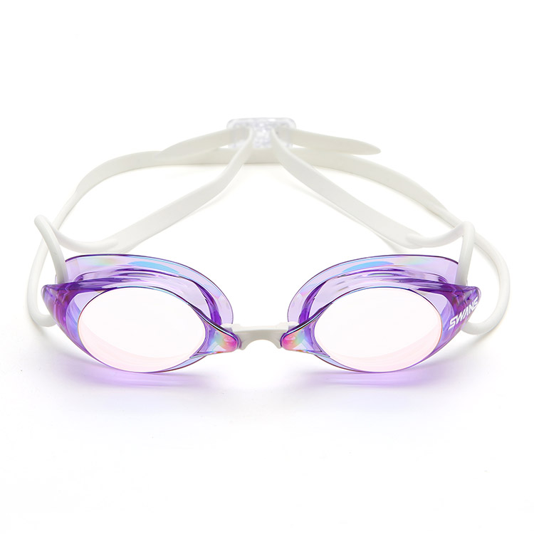 SWANS SR-7M Mirrored Non-Cushioned Goggles Purple Ruby [SR-7M (PURRU) World Aquatics Approved] 디테일