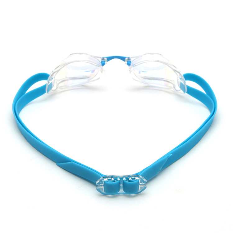 VIEW Blade Swipe Antifog Mirrored Non-Cushioned Goggles Sky Blue[V121SAM (COR) World Aquatics Approved] 디테일