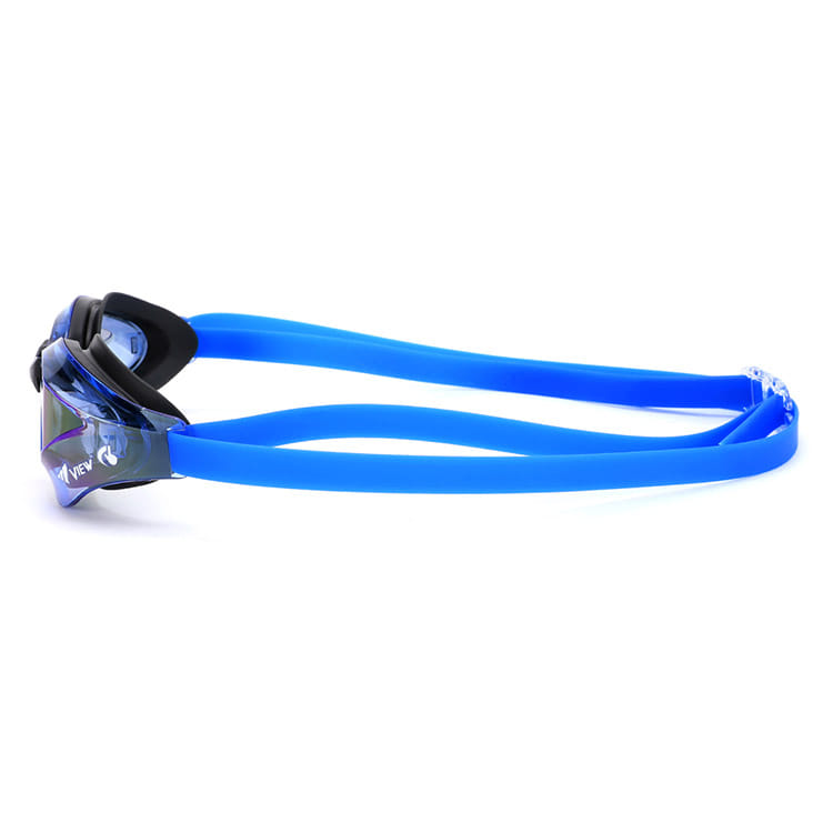 VIEW Blade Orca Swipe Antifog Mirrored Goggles Blue Purple [V230ASAMC (SKBL) World Aquatics Approved] 디테일