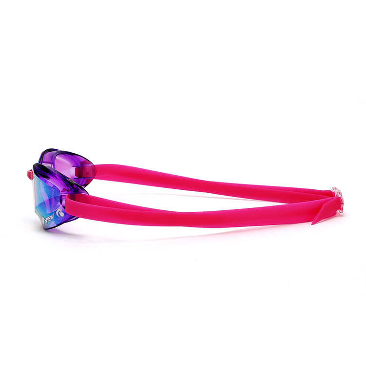 VIEW BladeF Swipe Antifog Mirrored Non-Cushioned Goggles Purple [V122SAM (VOORM) World Aquatics Approved] 디테일