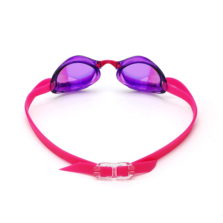 VIEW BladeF Swipe Antifog Mirrored Non-Cushioned Goggles Purple [V122SAM (VOORM) World Aquatics Approved] 디테일
