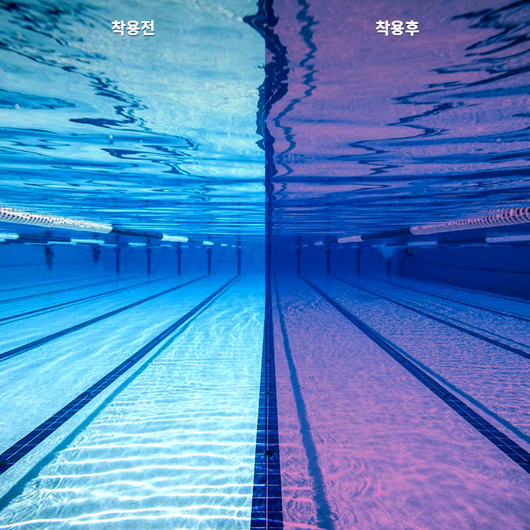 VIEW BladeF Swipe Antifog Mirrored Non-Cushioned Goggles Purple [V122SAM (VOORM) World Aquatics Approved] 디테일