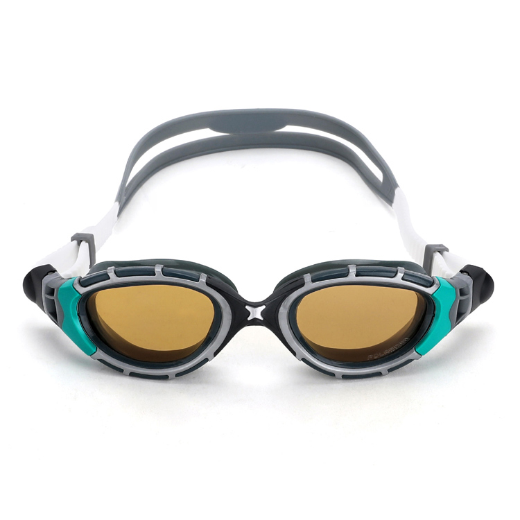 ZOGGS Predator Flex Polarized Ultra Goggles Black Green [461046 (BKGNPCP) World Aquatics Approved + Antifog Giveaway] 디테일