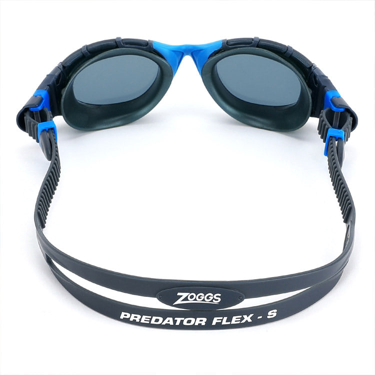 ZOGGS Predator Flex Goggles Gray Blue [461041 (GYBLTSM) World Aquatics Approved + Antifog Giveaway] 디테일