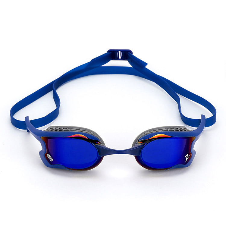 ZOGGS Raptor Mirrored Goggles Blue Gray [461085 (BLGYMDB) World Aquatics Approved] 디테일